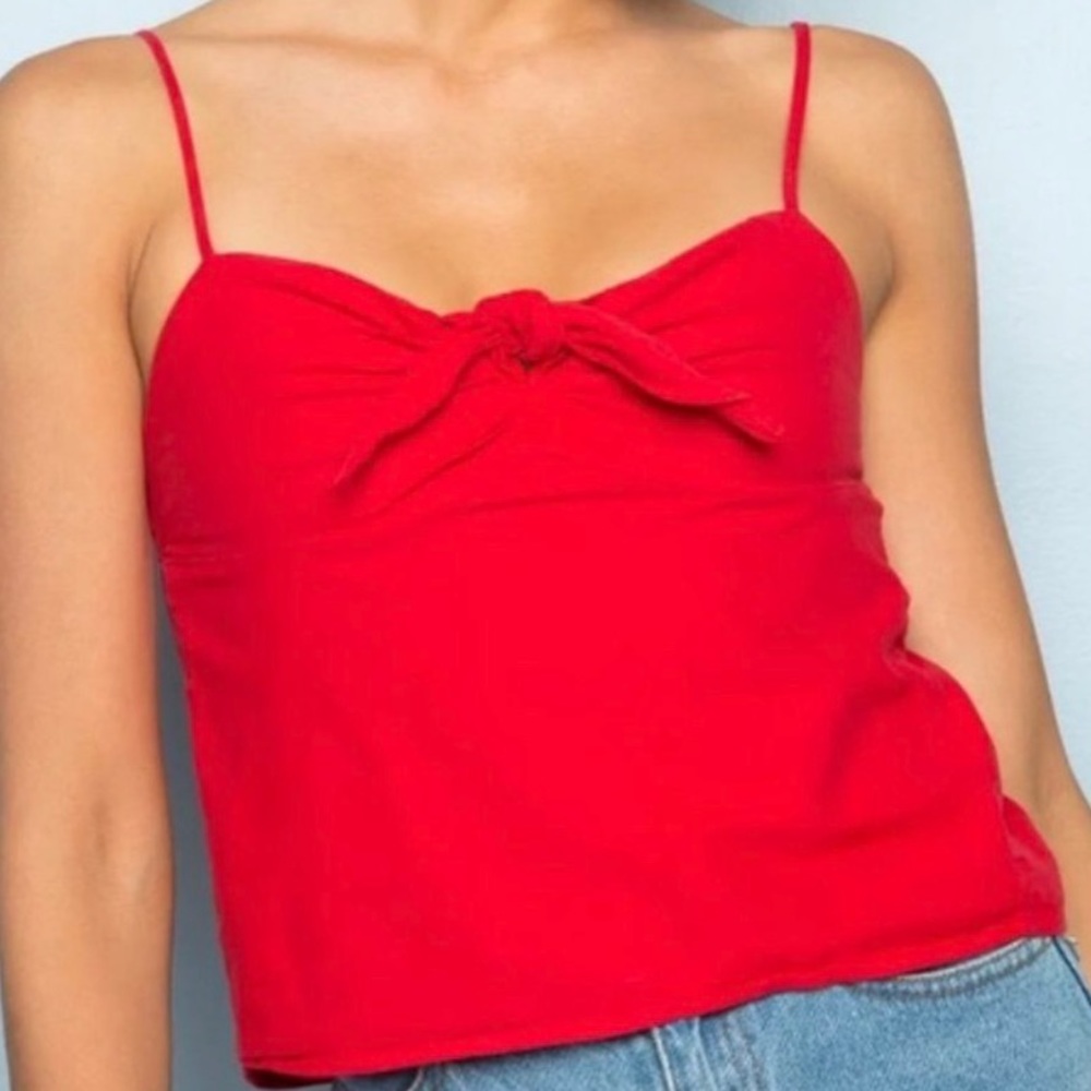 ✨Brandy Melville Red Sasha Tank✨